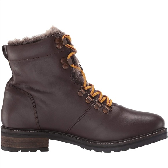 Joules Women's Ashwood Fashion Hiker Boot in chestnut size 10 - Picture 3 of 8